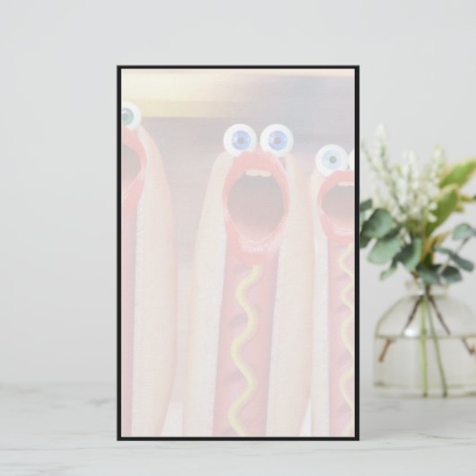 Würstchen People Briefpapier (Stehend Vorderseite)