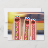 Würstchen People Einladung (Vorderseite)