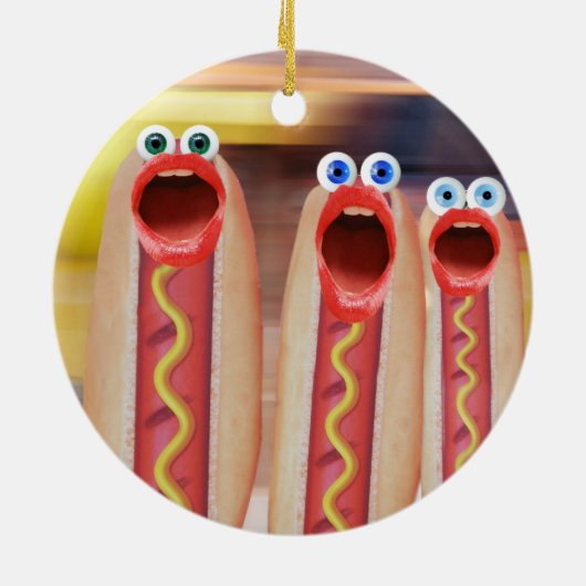 Würstchen People Keramikornament (Hinten)