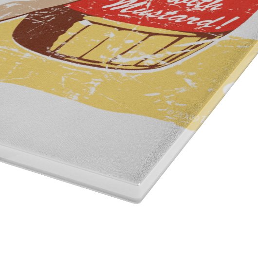 Würstchen-Retro Schneidebrett (Ecke)