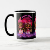 Würstchen Sisters Essen wir Kaffee-Tasse Tasse (Links)