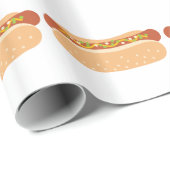 Würstchen-Spitzen Geschenkpapier (Rolleneckpunkt)