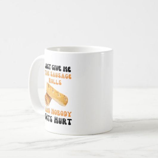 Würstchen - Tasse (Vorderseite Links)