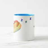 Würstchen-Träume Zweifarbige Tasse (Mittel)