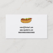 Würstchen Visitenkarte (Rückseite)