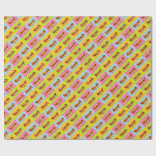 Würstchenentwurfs-Packpapier Geschenkpapier (Flach)