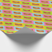 Würstchenentwurfs-Packpapier Geschenkpapier (Ecke)