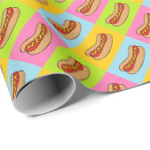 Würstchenentwurfs-Packpapier Geschenkpapier (Rolleneckpunkt)