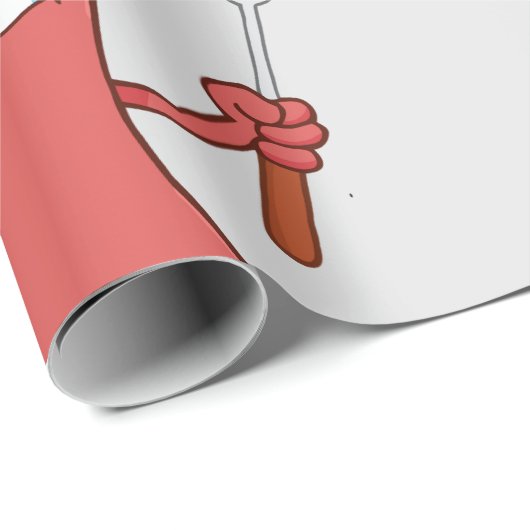 Würste und Bier Geschenkpapier (Rolleneckpunkt)