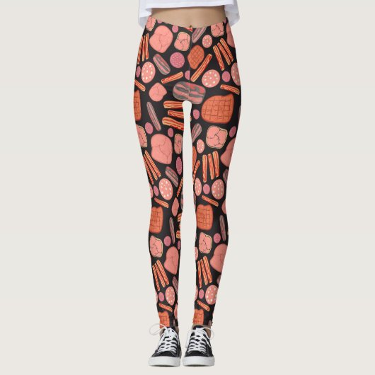 Würsteliebhaber Leggings (Vorderseite)