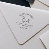 Wursthund | Benutzerdefinierter Familienname und R Permastempel