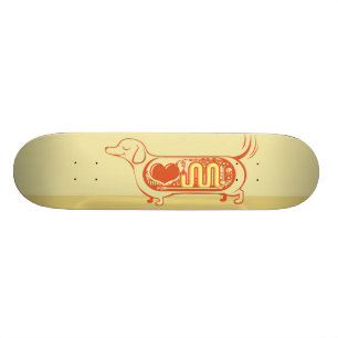 Wursthunde des Herzens I Skateboard