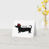 Wurstkarte Karte (Gelbe Blume)