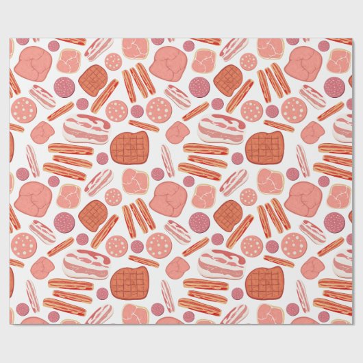 Wurstliebhaber Geschenkpapier (Flach)