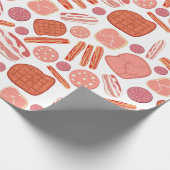 Wurstliebhaber Geschenkpapier (Ecke)