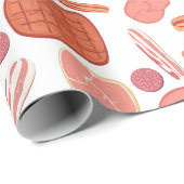 Wurstliebhaber Geschenkpapier (Rolleneckpunkt)