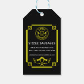 Wurstmacher Geschenkanhänger (Rückseite)