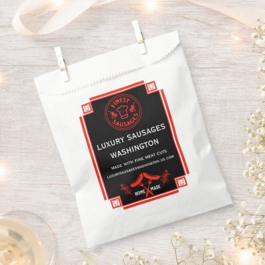 Wurstmacher Geschenktütchen (Ausgeschnitten)