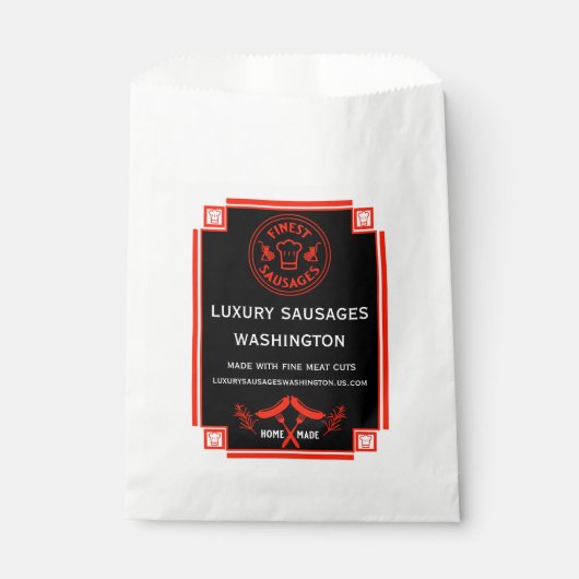 Wurstmacher Geschenktütchen (Vorderseite)