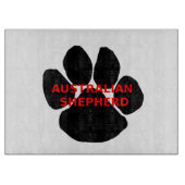 Wurstnamenpaare Schneidebrett (Vorderseite)