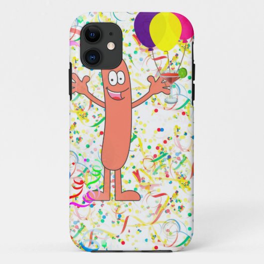 Wurstparty Case-Mate iPhone Hülle (Rückseite)