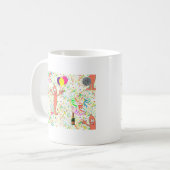 Wurstparty Kaffeetasse (Vorderseite Links)
