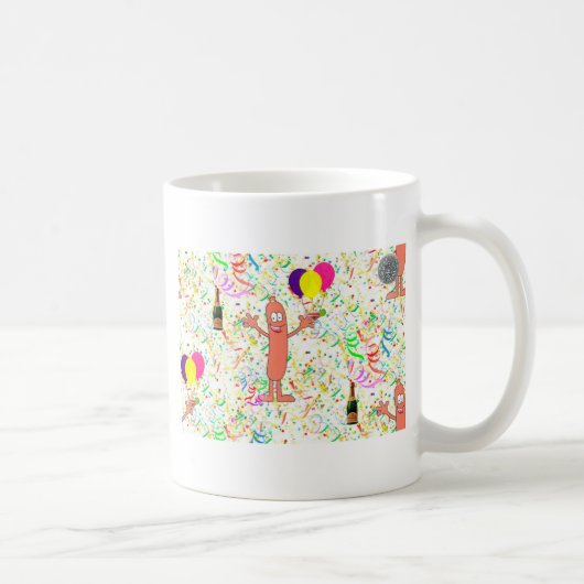 Wurstparty Kaffeetasse (Rechts)