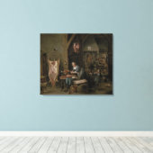 Wurstproduktion, 1651 leinwanddruck (Insitu (Holzboden))