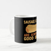 Wurstrollen sind immer eine gute Idee Kaffeetasse (Vorderseite Links)