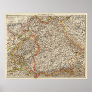 Wurtemberg, Bayern Poster