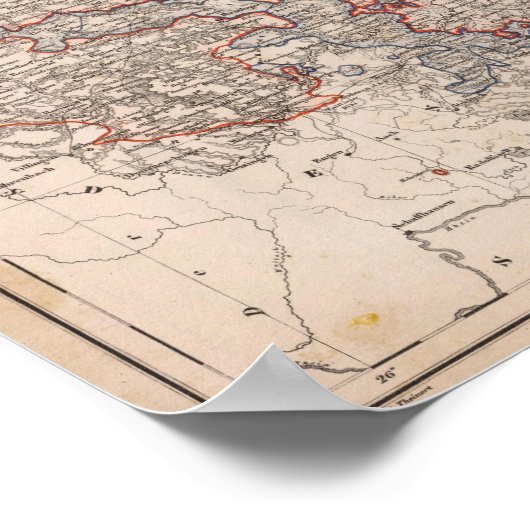 Wurtemberg, Deutschland Poster (Ecke)