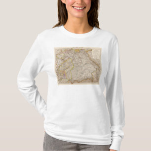 Wurttemberg, Bayern-Atlas-Karte von Deutschland T-Shirt