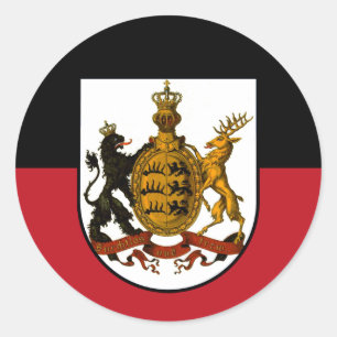 Württemberg Runder Aufkleber