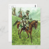 Württemberger Dragoon Postkarte (Vorne/Hinten)
