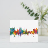 Würzburg Deutschland Skyline Postkarte (Stehend Vorderseite)