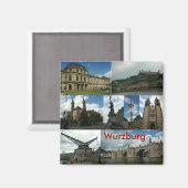 würzburg magnet (Vorderseite/Rückseite)