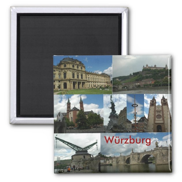 Kühlschrankmagnet,Magnetschild,Magnet-I`Love Würzburg II 