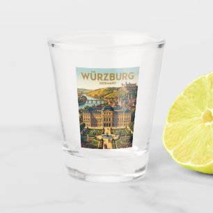 Würzburg Residence Deutschland Schnapsglas