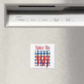 Würze Bold Chili Pepper Bold  Magnet (In Situ (Geschirrspüler))
