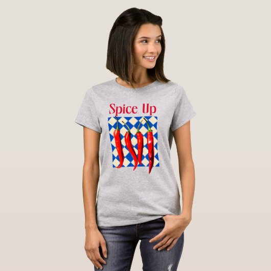 Würze Bold Chili Pepper Bold T-Shirt (Vorne ganz)