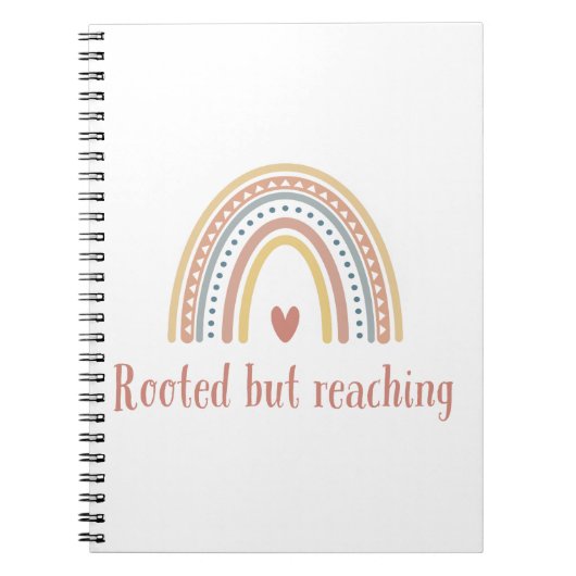 Wurzel, aber erreichbar - Grundriss für Wachstum Notizblock (Vorderseite)