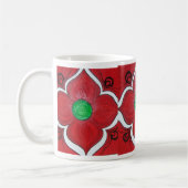 Wurzel Chakra Lotos-Blume Kaffeetasse (Links)