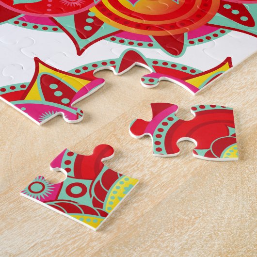 Wurzel Chakra Mandala Puzzle (Seite)