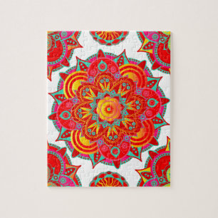 Wurzel Chakra Mandala Puzzle