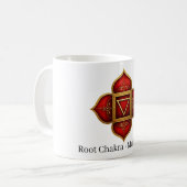 Wurzel-Chakra Muladhara Heiliges Symbol Kaffeetasse (Vorderseite Links)