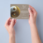 Wurzel der Harmonie | Yin Yang Design Flyer (Gruppe)