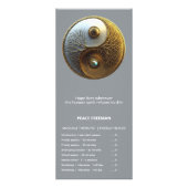 Wurzel der Harmonie | Yin Yang Design Werbekarte (Vorne)