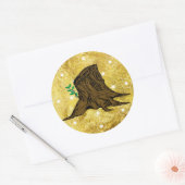 Wurzel des Jesse Tree Sticker (Umschlag)