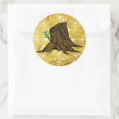 Wurzel des Jesse Tree Sticker (Tasche)