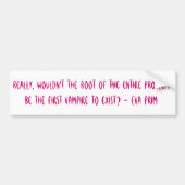 Wurzel des Problem-Autoaufklebers Autoaufkleber (Vorne)